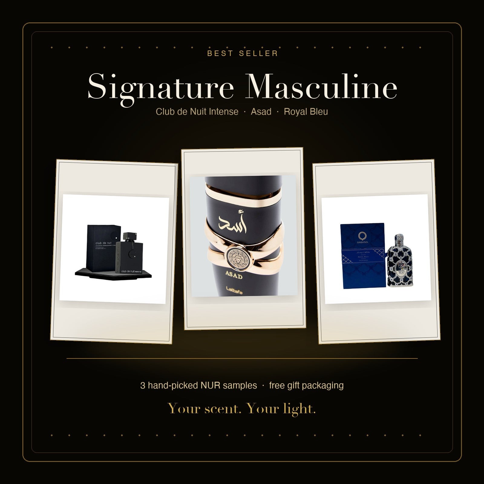 The Signature Masculine — Gift Set 3×5ml